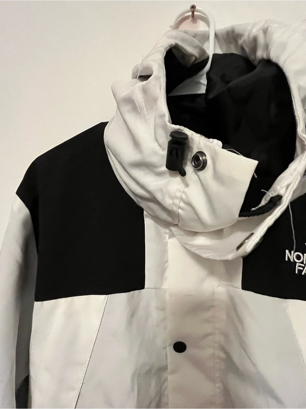 The North Face Men’s Two-Tone Black & White Hooded Jacket